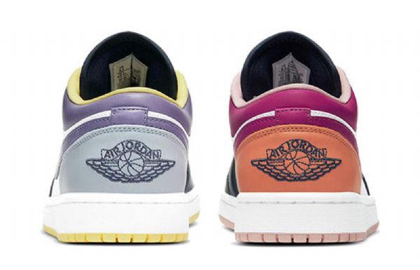 Nike Air Jordan 1 Low Tops Se Retro Basketball Sko Til Damer Lilla