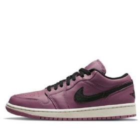 Nike Air Jordan 1 Low Tops Se Retro Basketball Sko Til Damer Lys Lilla