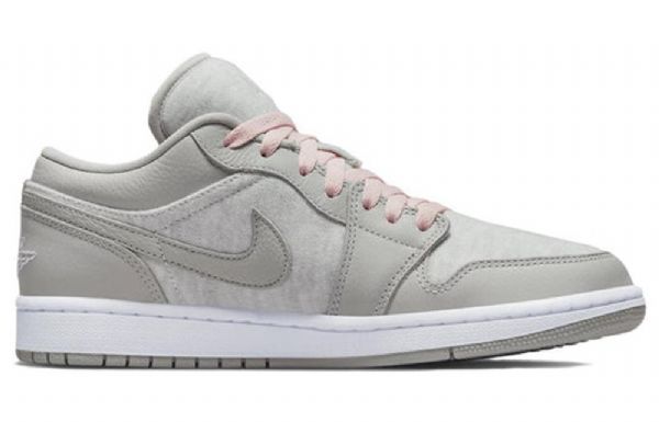Nike Air Jordan 1 Low Tops Se Retro Basketball Sko Til Damer Lysegrå