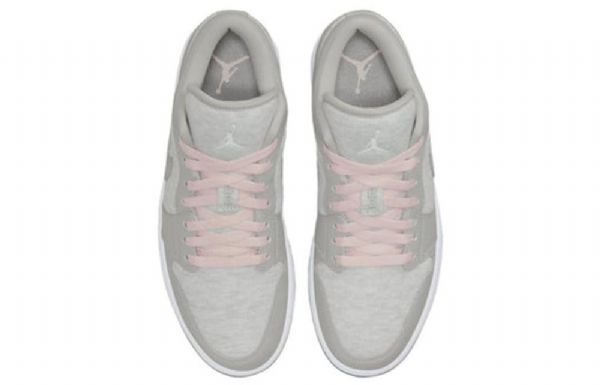 Nike Air Jordan 1 Low Tops Se Retro Basketball Sko Til Damer Lysegrå