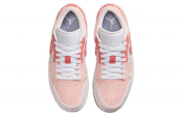 Nike Air Jordan 1 Low Tops Se Retro Basketball Sko Til Damer Lyserød