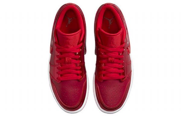 Nike Air Jordan 1 Low Tops Se Retro Basketball Sko Til Damer Rød