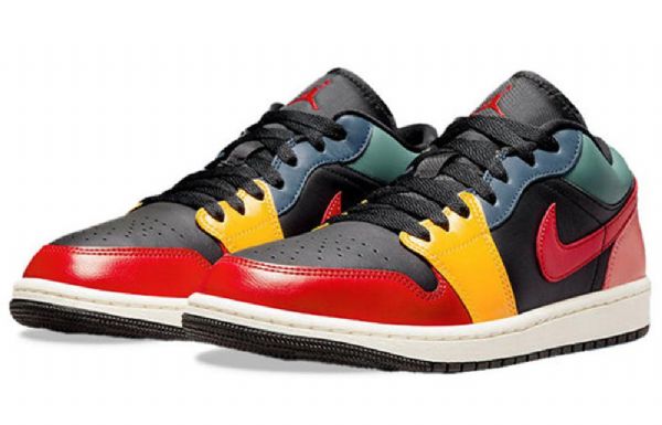 Nike Air Jordan 1 Low Tops Se Retro Basketball Sko Til Damer Sort