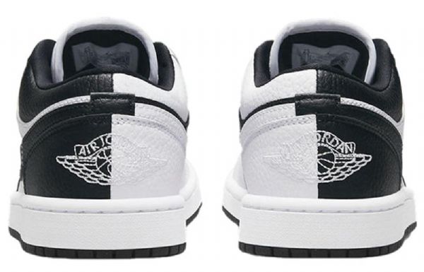 Nike Air Jordan 1 Low Tops Se Retro Basketball Sko Til Damer Sort Hvid