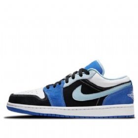 Nike Air Jordan 1 Low Tops Se Retro Basketball Sko Til Mænd Blå