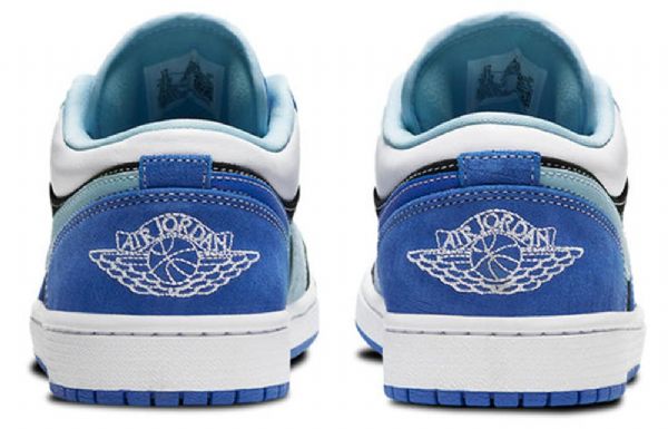 Nike Air Jordan 1 Low Tops Se Retro Basketball Sko Til Mænd Blå
