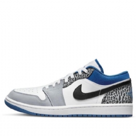 Nike Air Jordan 1 Low Tops Se Retro Basketball Sko Til Mænd Blå