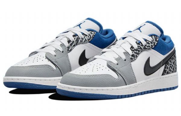 Nike Air Jordan 1 Low Tops Se Retro Basketball Sko Til Mænd Blå