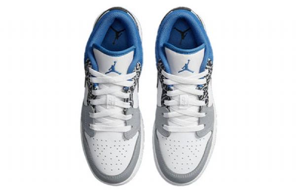 Nike Air Jordan 1 Low Tops Se Retro Basketball Sko Til Mænd Blå
