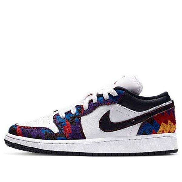 Nike Air Jordan 1 Low Tops Se Retro Basketball Sko Til Mænd Flerfarvet