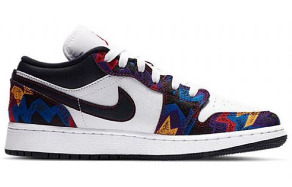 Nike Air Jordan 1 Low Tops Se Retro Basketball Sko Til Mænd Flerfarvet