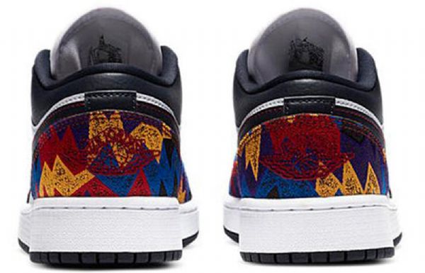 Nike Air Jordan 1 Low Tops Se Retro Basketball Sko Til Mænd Flerfarvet