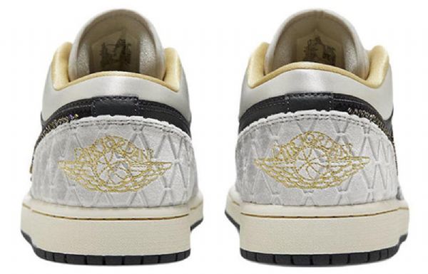 Nike Air Jordan 1 Low Tops Se Retro Basketball Sko Til Mænd Khaki Sort