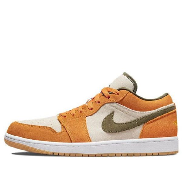 Nike Air Jordan 1 Low Tops Se Retro Basketball Sko Til Mænd Orange