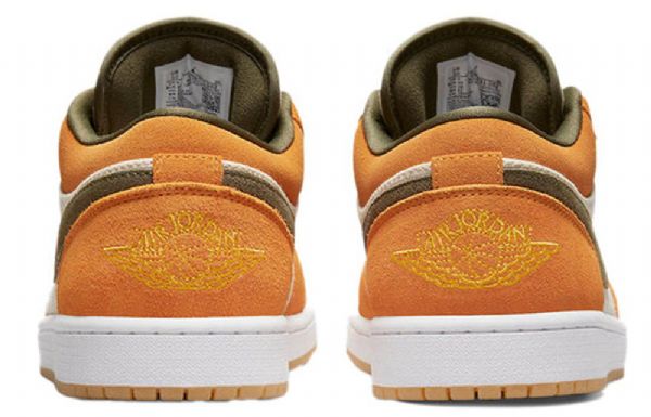 Nike Air Jordan 1 Low Tops Se Retro Basketball Sko Til Mænd Orange