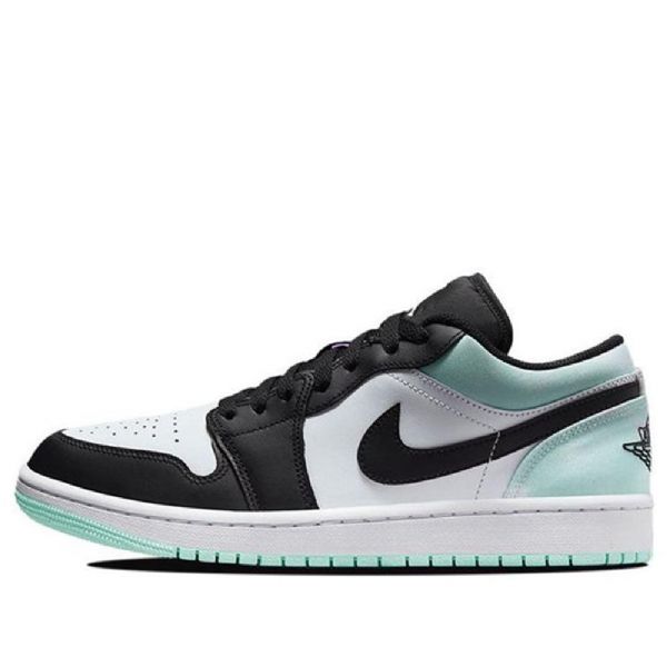 Nike Air Jordan 1 Low Tops Se Retro Basketball Sko Til Mænd Sort Hvid Blå