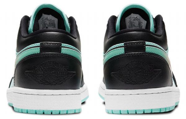 Nike Air Jordan 1 Low Tops Se Retro Basketball Sko Til Mænd Sort Turkis
