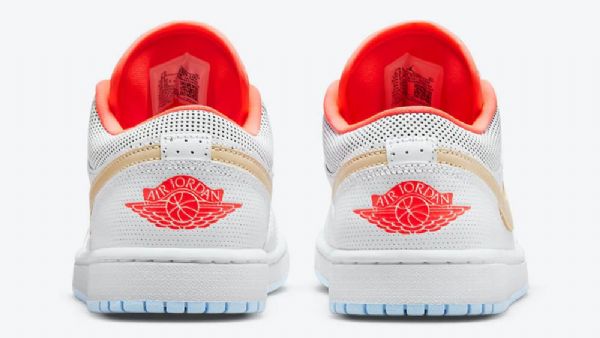 Nike Air Jordan 1 Low Tops Se Sesamsko Til Mænd Hvid