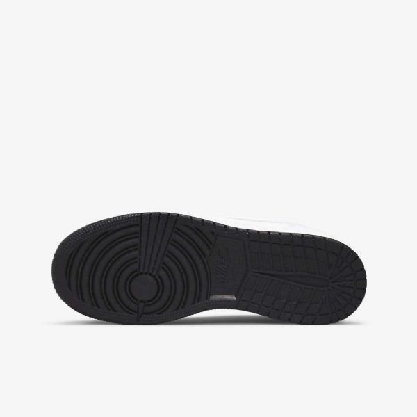Nike Air Jordan 1 Low Tops Sko Til Børn Hvid Rød Blå Sort