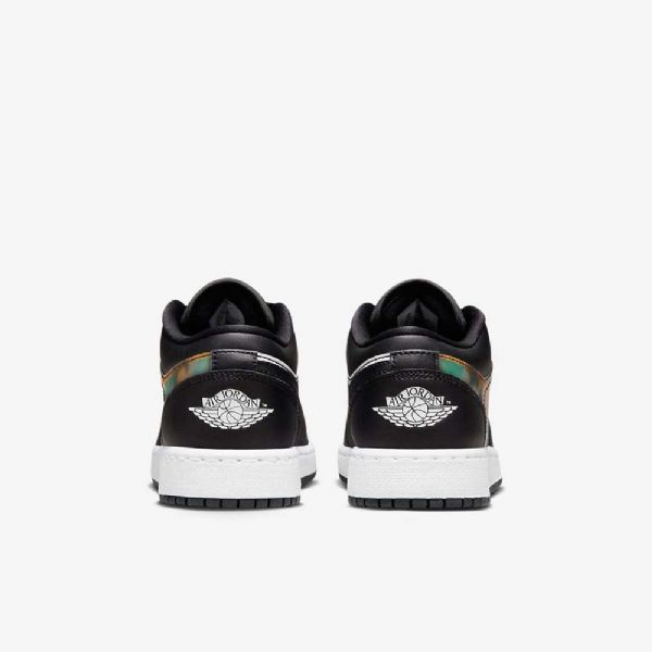 Nike Air Jordan 1 Low Tops Sko Til Børn Sort Mørk