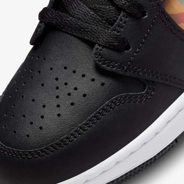 Nike Air Jordan 1 Low Tops Sko Til Børn Sort Mørk