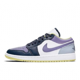 Nike Air Jordan 1 Low Tops Sko Til Damer Lilla