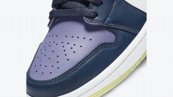 Nike Air Jordan 1 Low Tops Sko Til Damer Lilla