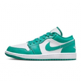 Nike Air Jordan 1 Low Tops Sko Til Damer Turkis