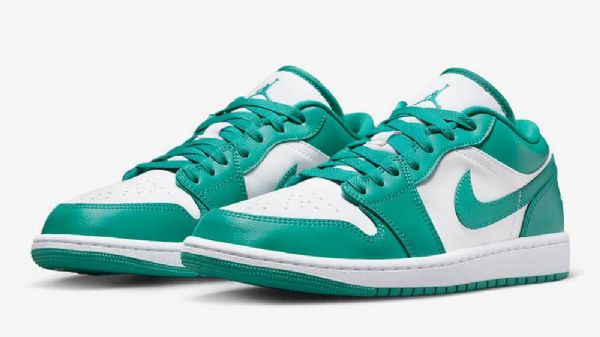 Nike Air Jordan 1 Low Tops Sko Til Damer Turkis