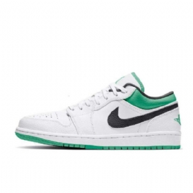 Nike Air Jordan 1 Low Tops Sko Til Mænd Grøn Hvid