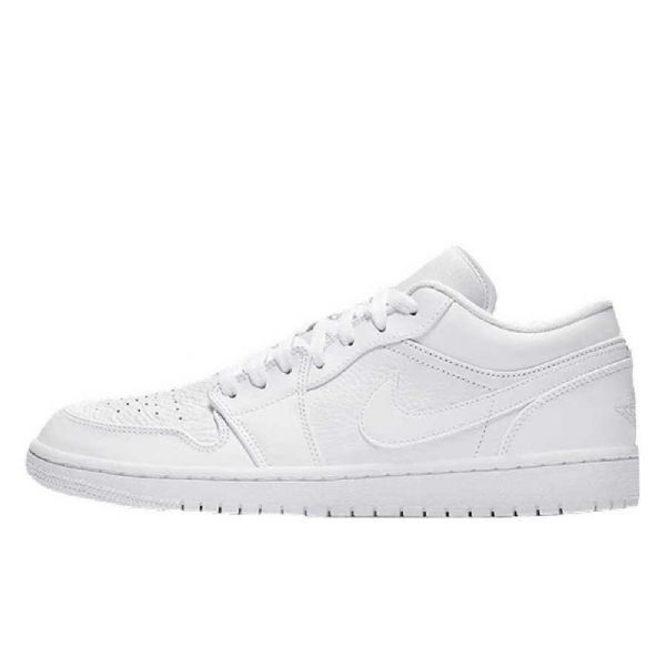 Nike Air Jordan 1 Low Tops Sko Til Mænd Hvid