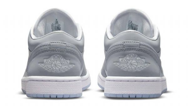 Nike Air Jordan 1 Low Tops Sko Til Mænd Hvid Grå