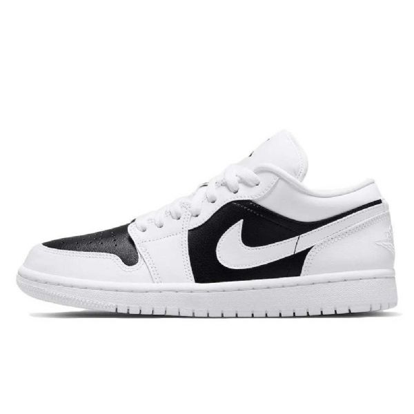 Nike Air Jordan 1 Low Tops Sko Til Mænd Hvid Sort