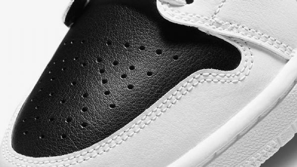 Nike Air Jordan 1 Low Tops Sko Til Mænd Hvid Sort