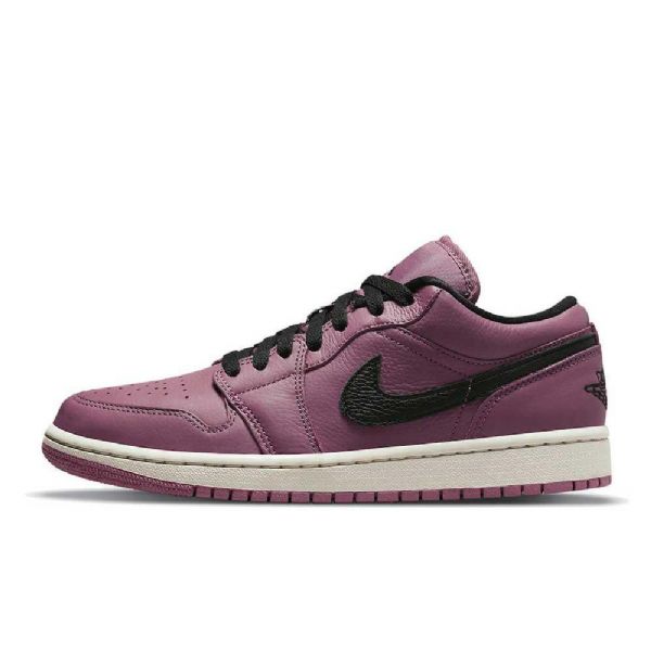 Nike Air Jordan 1 Low Tops Sko Til Mænd Lilla