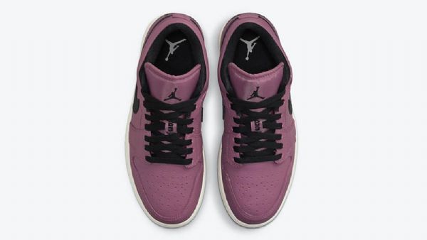 Nike Air Jordan 1 Low Tops Sko Til Mænd Lilla