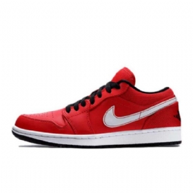 Nike Air Jordan 1 Low Tops Sko Til Mænd Rød
