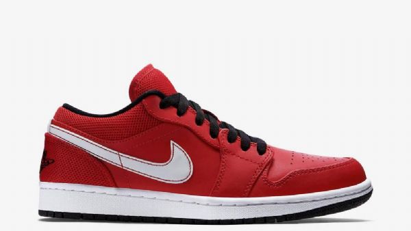 Nike Air Jordan 1 Low Tops Sko Til Mænd Rød
