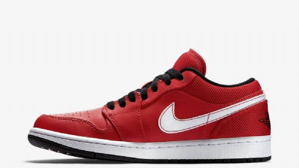 Nike Air Jordan 1 Low Tops Sko Til Mænd Rød
