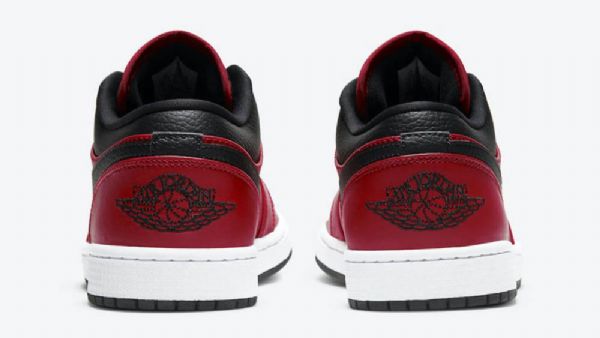 Nike Air Jordan 1 Low Tops Sko Til Mænd Rød Sort