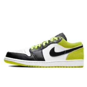 Nike Air Jordan 1 Low Tops Sko Til Mænd Sort