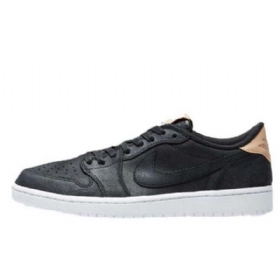Nike Air Jordan 1 Low Tops Sko Til Mænd Sort