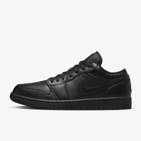 Nike Air Jordan 1 Low Tops Sko Til Mænd Sort