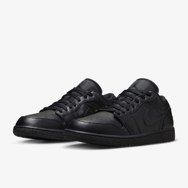 Nike Air Jordan 1 Low Tops Sko Til Mænd Sort