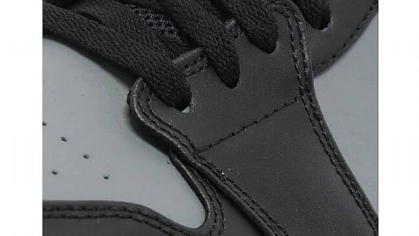 Nike Air Jordan 1 Low Tops Sko Til Mænd Sort Grå