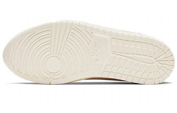 Nike Air Jordan 1 Low Tops Slip-on Retro Basketball Sko Til Kvinder Khaki