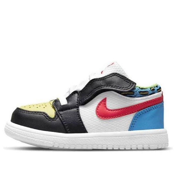Nike Air Jordan 1 Low Tops Td Sko Til Børn Flerfarvet