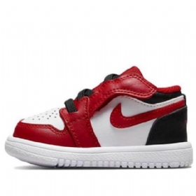 Nike Air Jordan 1 Low Tops Td Sko Til Børn Sort
