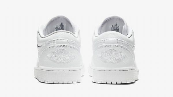 Nike Air Jordan 1 Low Tops Triple Sko Til Mænd Hvid