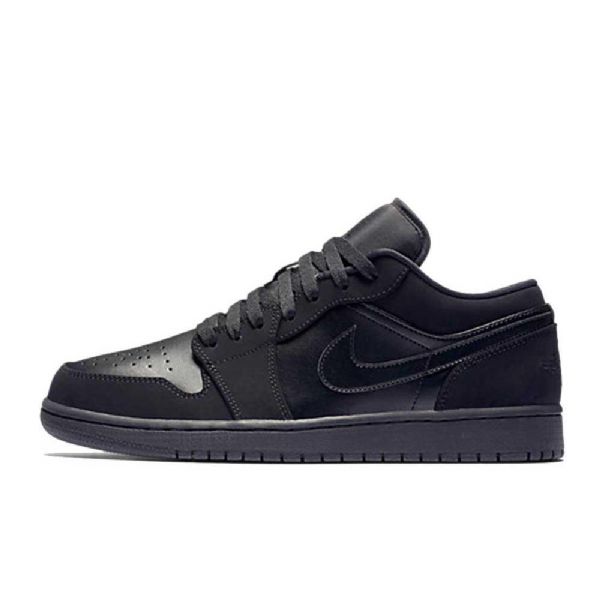 Nike Air Jordan 1 Low Tops Triple Sko Til Mænd Sort